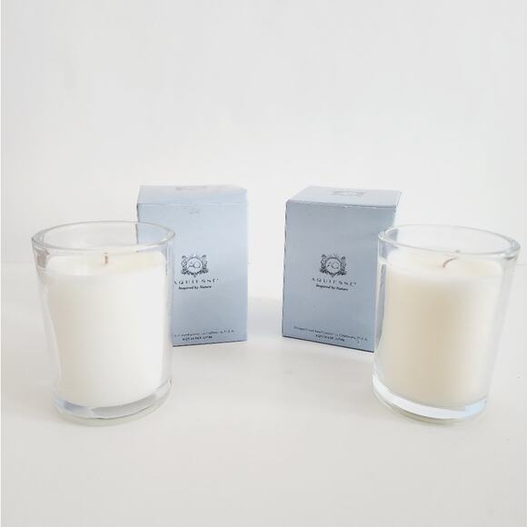 Aquiesse Set of 2 Single Wick 6.5 OZ Scented Candles Shoreline - Picture 2 of 5